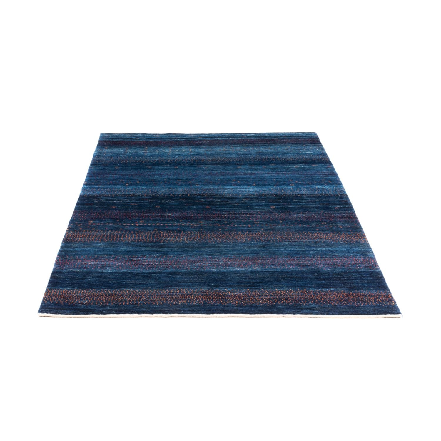 Gabbeh Tæppe - Loribaft Persisk - 171 x 116 cm - blå