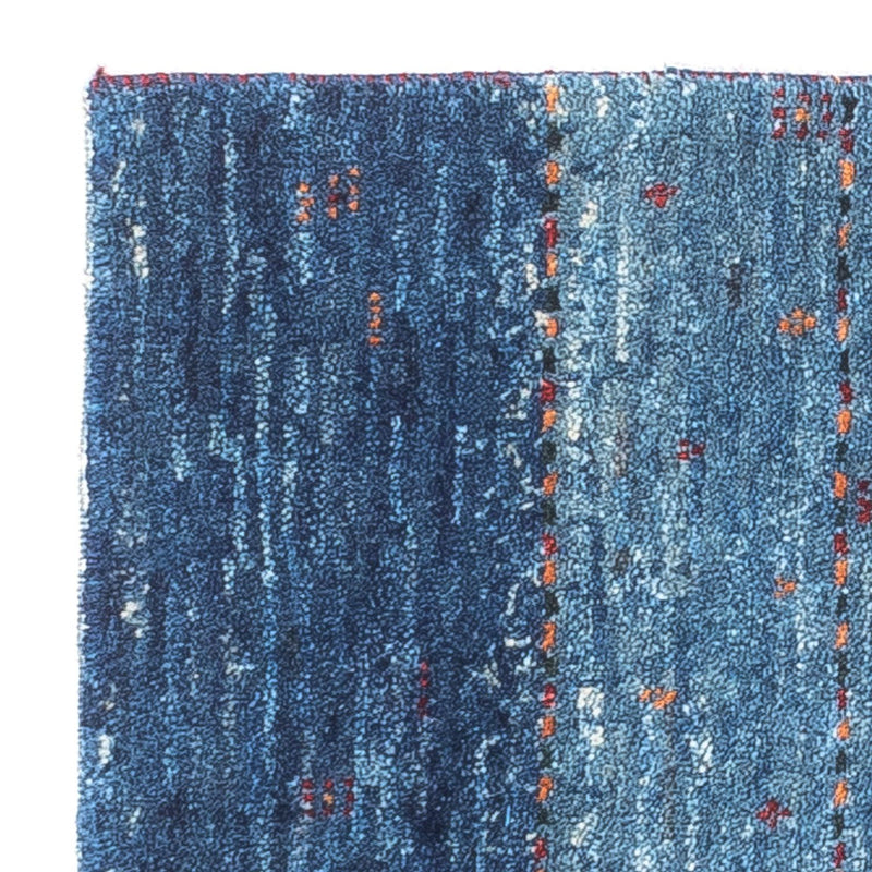 Gabbeh Tæppe - Loribaft Persisk - 63 x 50 cm - blå