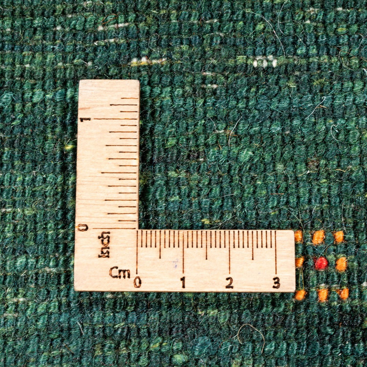 Gabbeh Tæppe - Loribaft Persisk - 134 x 85 cm - grøn