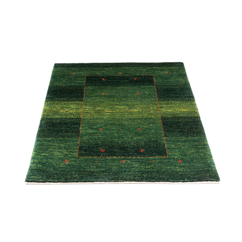 Gabbeh Tæppe - Loribaft Persisk - 120 x 79 cm - grøn