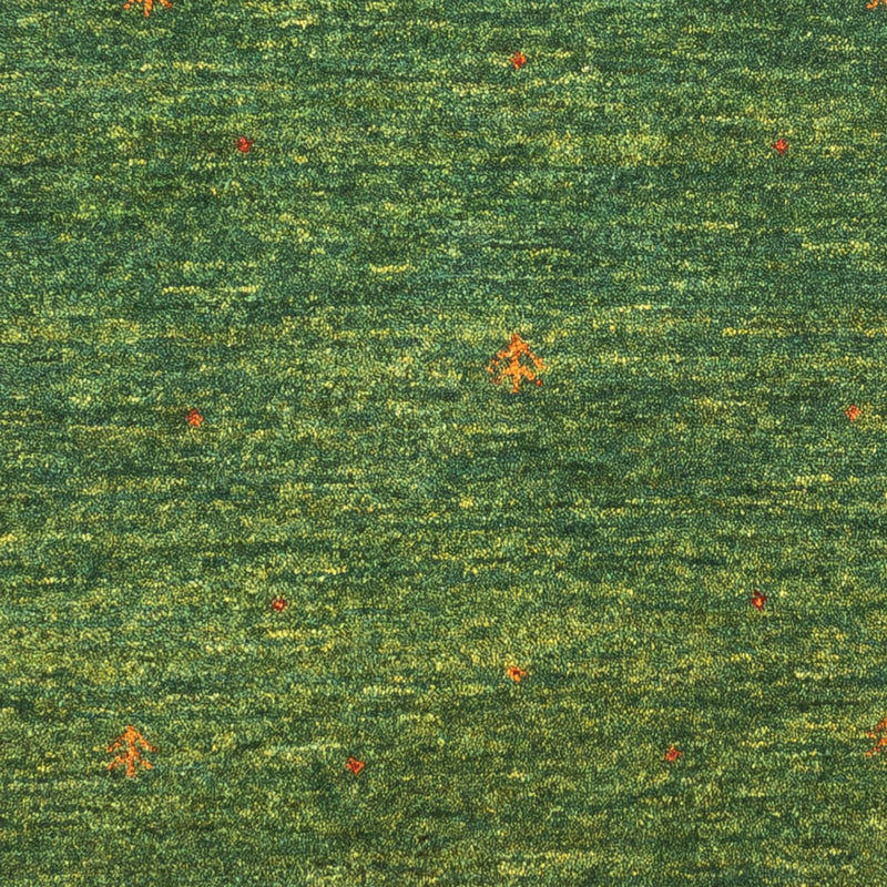 Gabbeh Tæppe - Loribaft Persisk - 126 x 83 cm - grøn