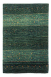 Loribaft Tæppe 84x129cm - Perserteppich Wollteppich - Rektangulær / Grøn / 84 x 129 cm Rektangulær