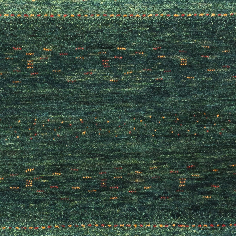 Gabbeh Tæppe - Loribaft Persisk - 129 x 84 cm - grøn