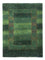 Gabbeh Tæppe - Loribaft Persisk - 115 x 86 cm - grøn