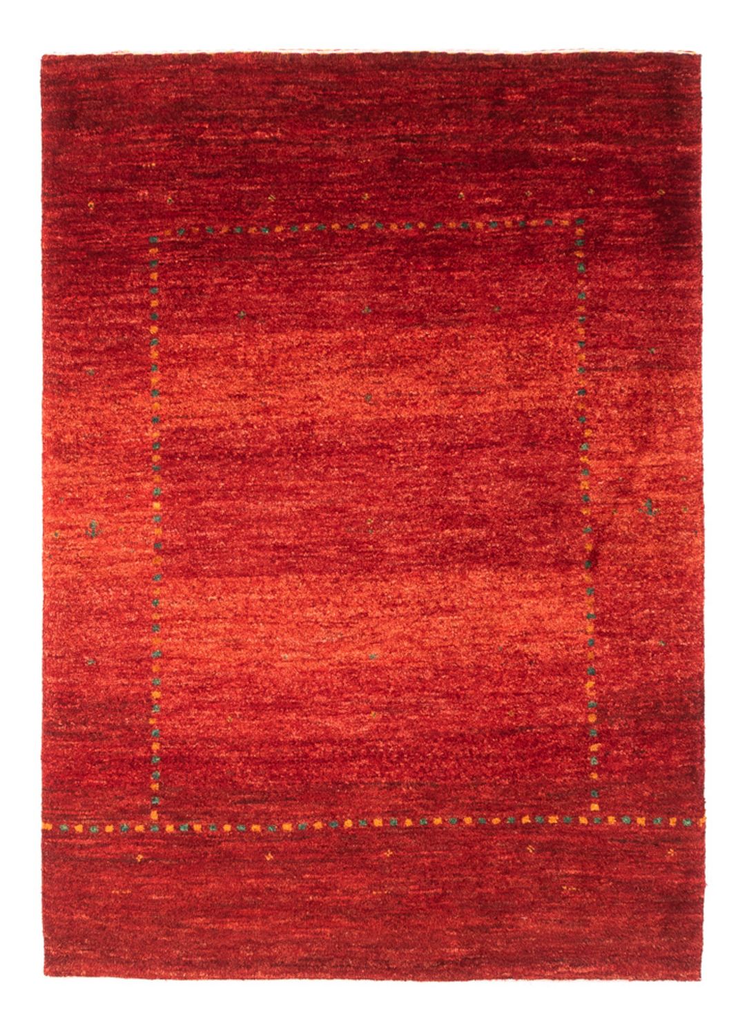Gabbeh Tæppe - Loribaft Persisk - 116 x 81 cm - rød