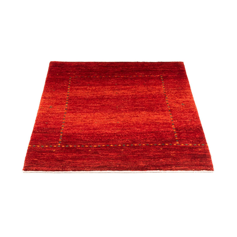 Gabbeh Tæppe - Loribaft Persisk - 116 x 81 cm - rød