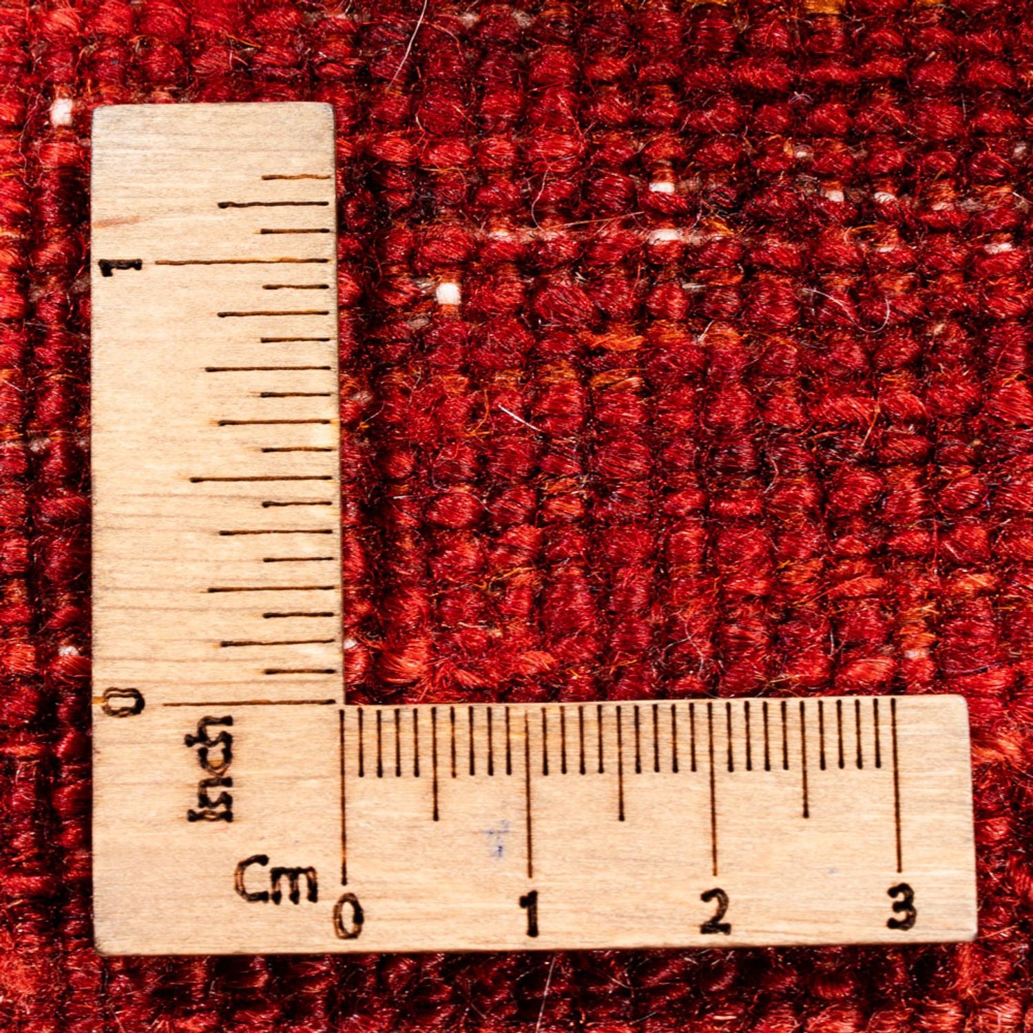 Gabbeh Tæppe - Loribaft Persisk - 116 x 81 cm - rød
