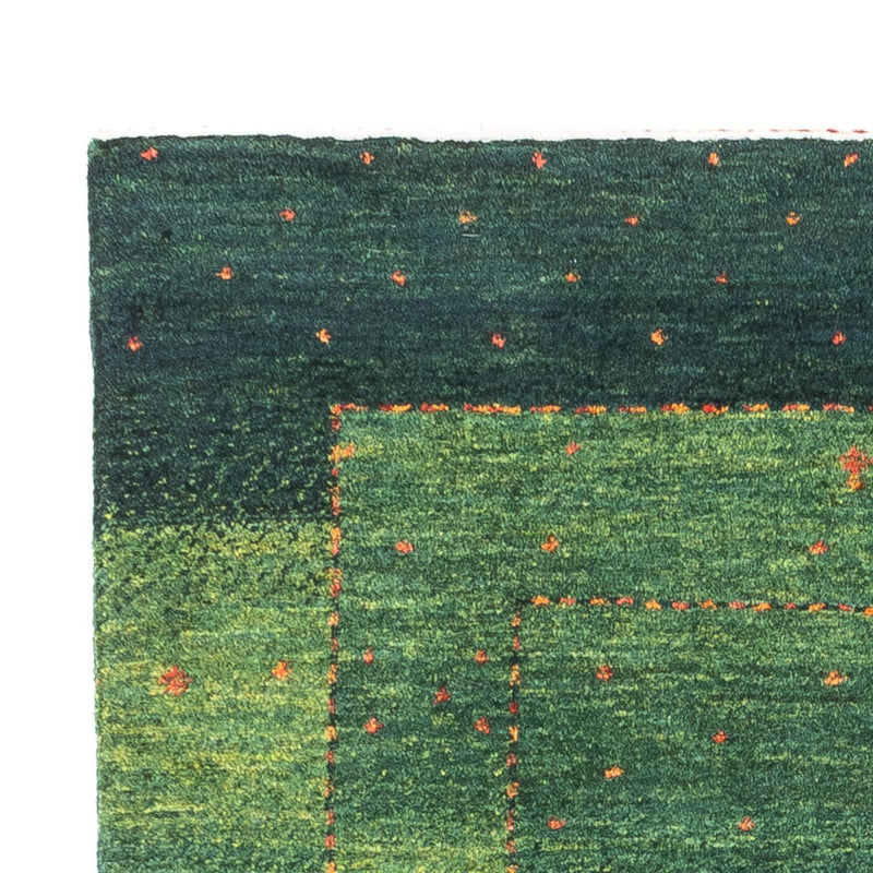 Gabbeh Tæppe - Loribaft Persisk - 136 x 84 cm - grøn