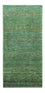 Gabbeh Tæppe - Loribaft Persisk - 140 x 70 cm - grøn