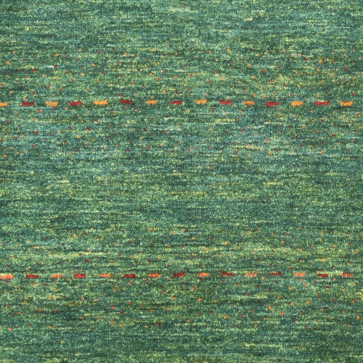 Gabbeh Tæppe - Loribaft Persisk - 140 x 70 cm - grøn