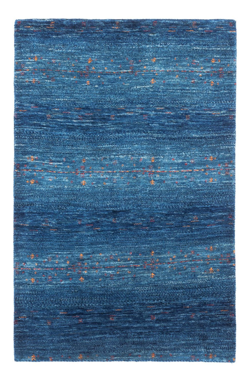 Gabbeh Tæppe - Loribaft Persisk - 120 x 80 cm - blå