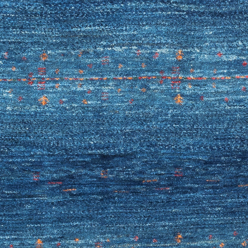 Gabbeh Tæppe - Loribaft Persisk - 120 x 80 cm - blå
