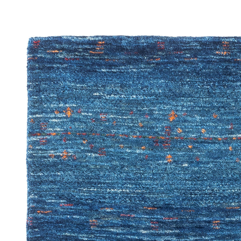 Gabbeh Tæppe - Loribaft Persisk - 120 x 80 cm - blå