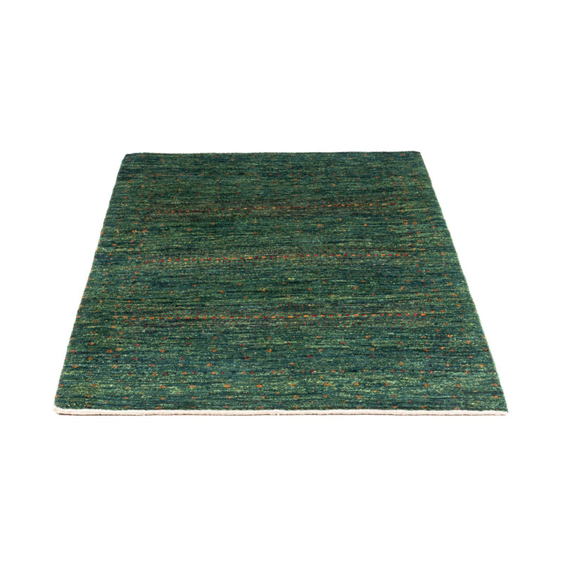 Gabbeh Tæppe - Loribaft Persisk - 124 x 87 cm - grøn