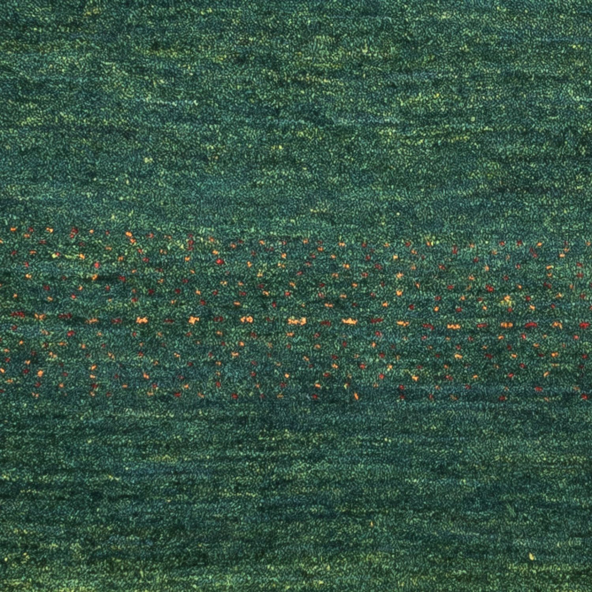 Gabbeh Tæppe - Loribaft Persisk - 126 x 78 cm - grøn
