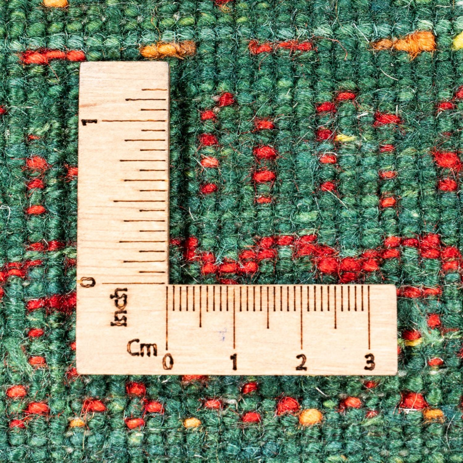 Gabbeh Tæppe - Loribaft Persisk - 126 x 78 cm - grøn