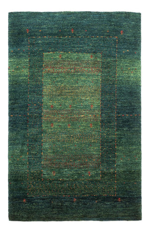 Gabbeh Tæppe - Loribaft Persisk - 132 x 85 cm - grøn