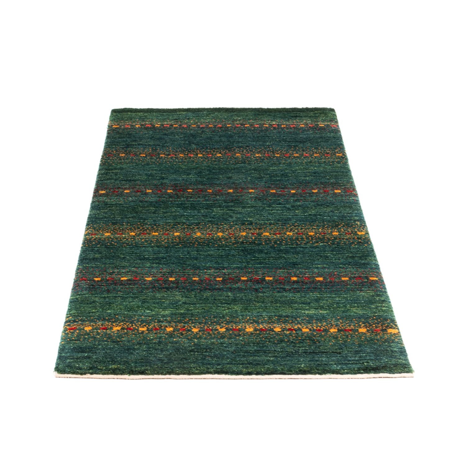 Gabbeh Tæppe - Loribaft Persisk - 136 x 68 cm - grøn