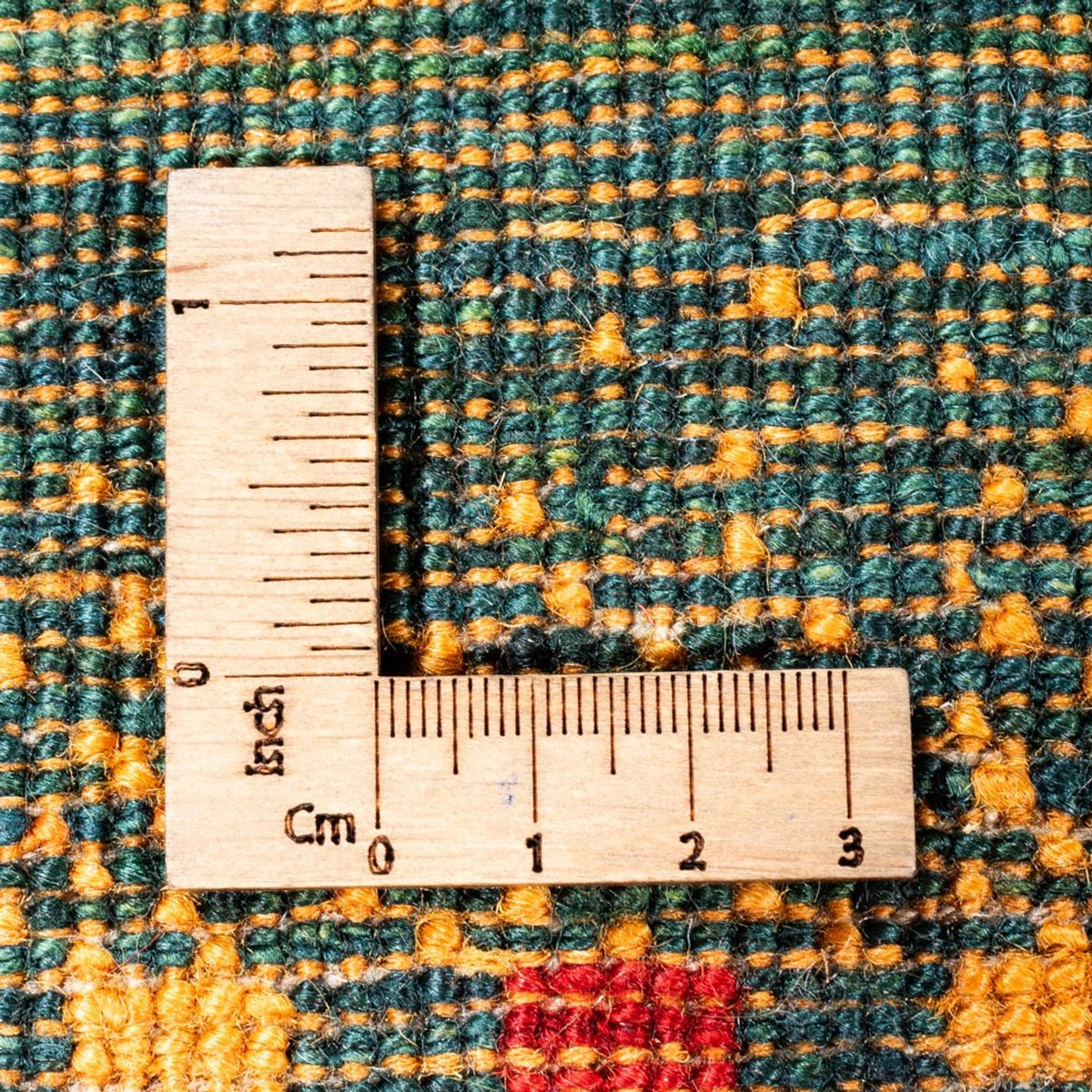 Gabbeh Tæppe - Loribaft Persisk - 136 x 68 cm - grøn