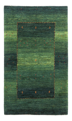 Gabbeh Tæppe - Loribaft Persisk - 128 x 80 cm - grøn