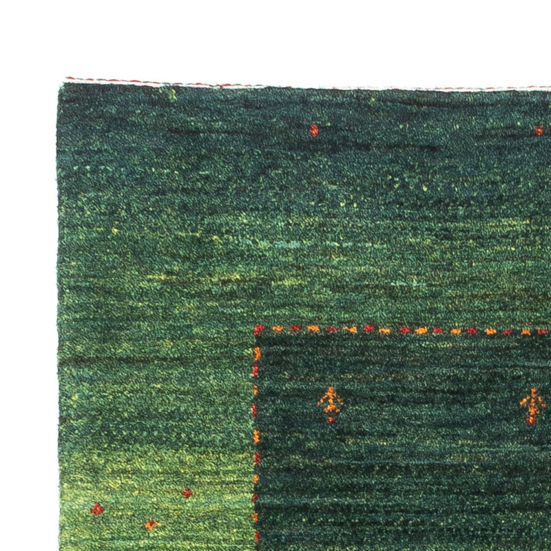 Gabbeh Tæppe - Loribaft Persisk - 128 x 80 cm - grøn