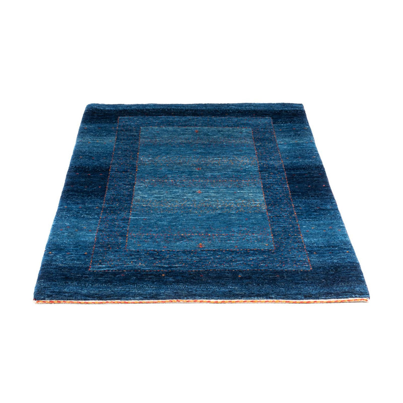 Gabbeh Tæppe - Loribaft Persisk - 134 x 88 cm - blå