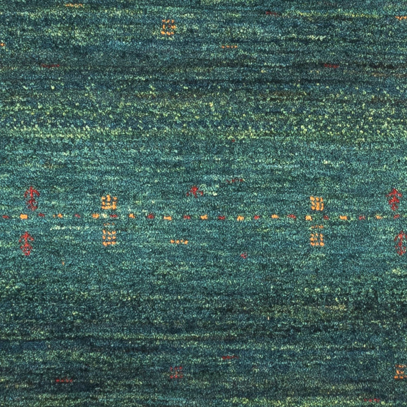 Gabbeh Tæppe - Loribaft Persisk - 125 x 82 cm - grøn