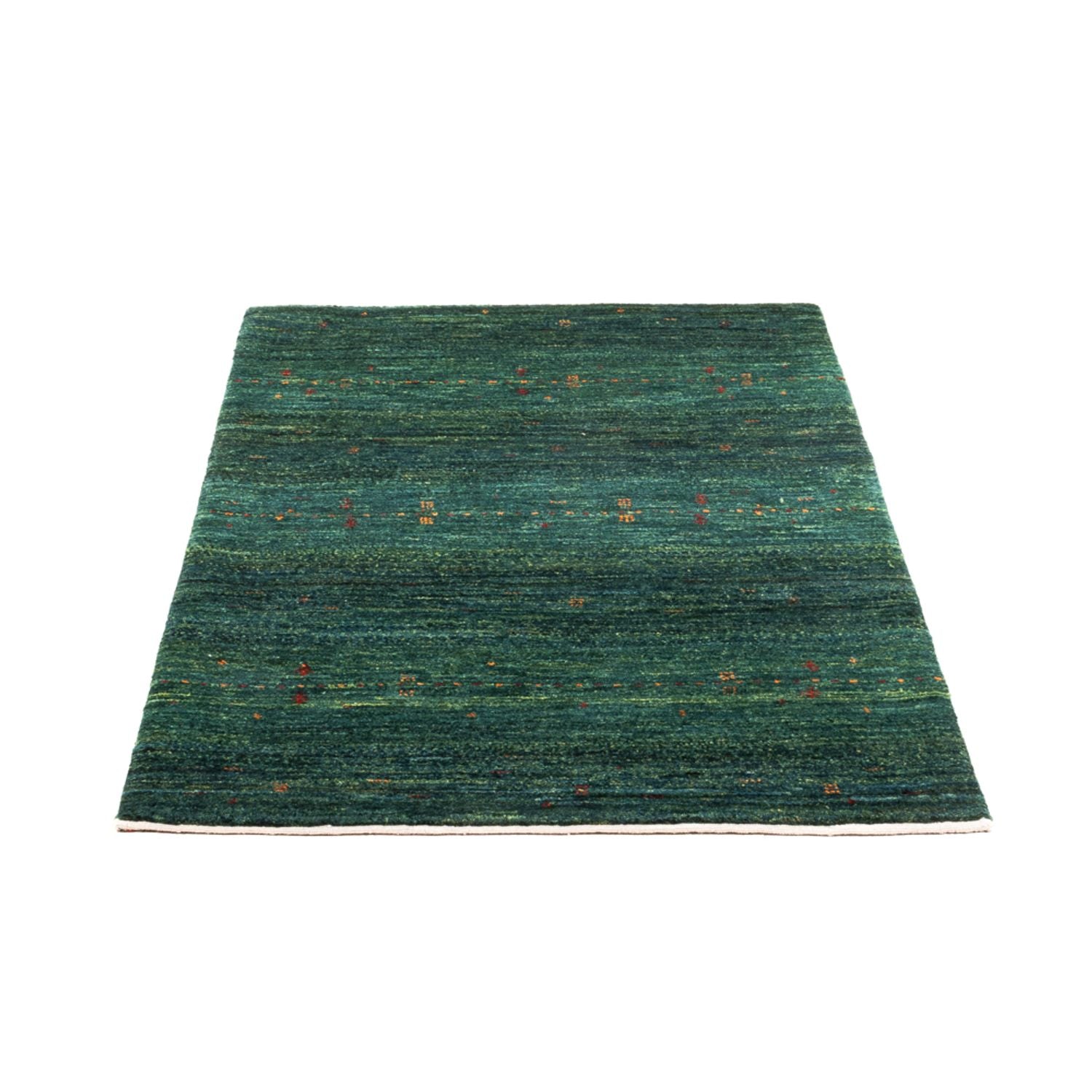 Gabbeh Tæppe - Loribaft Persisk - 125 x 82 cm - grøn
