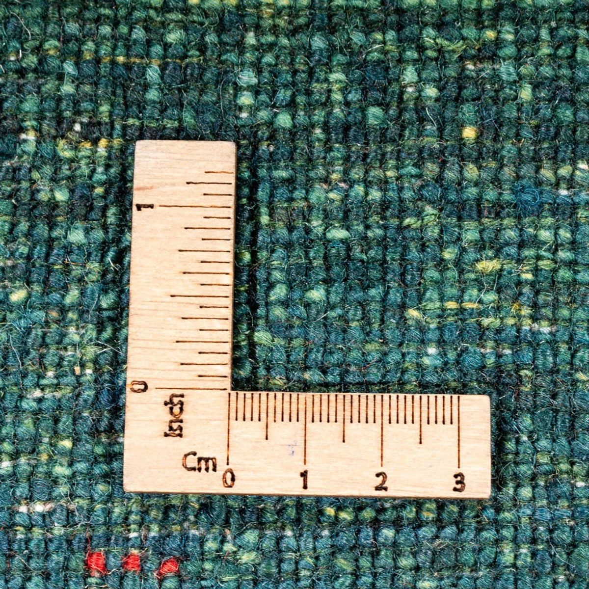 Gabbeh Tæppe - Loribaft Persisk - 125 x 82 cm - grøn