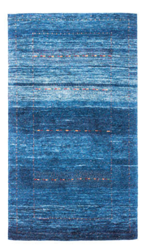 Gabbeh Tæppe - Loribaft Persisk - 153 x 85 cm - blå