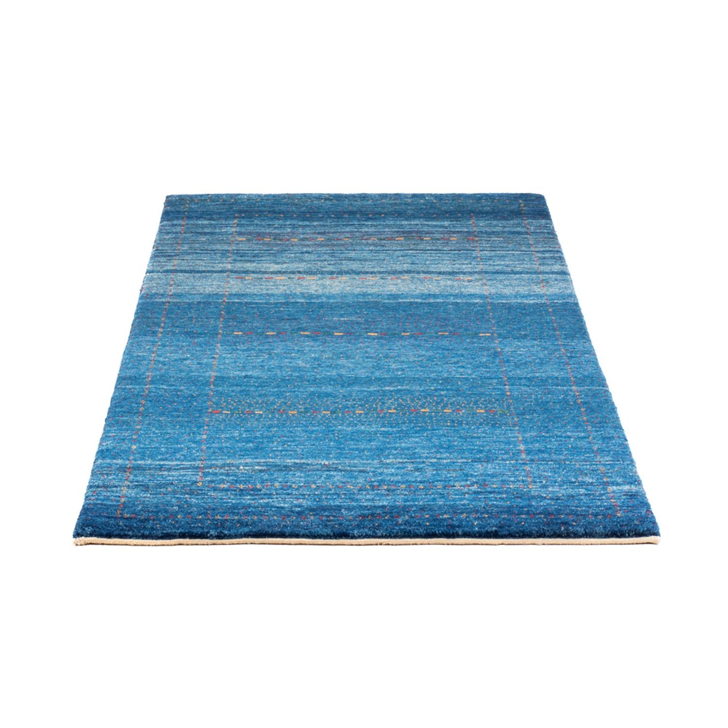 Gabbeh Tæppe - Loribaft Persisk - 153 x 85 cm - blå
