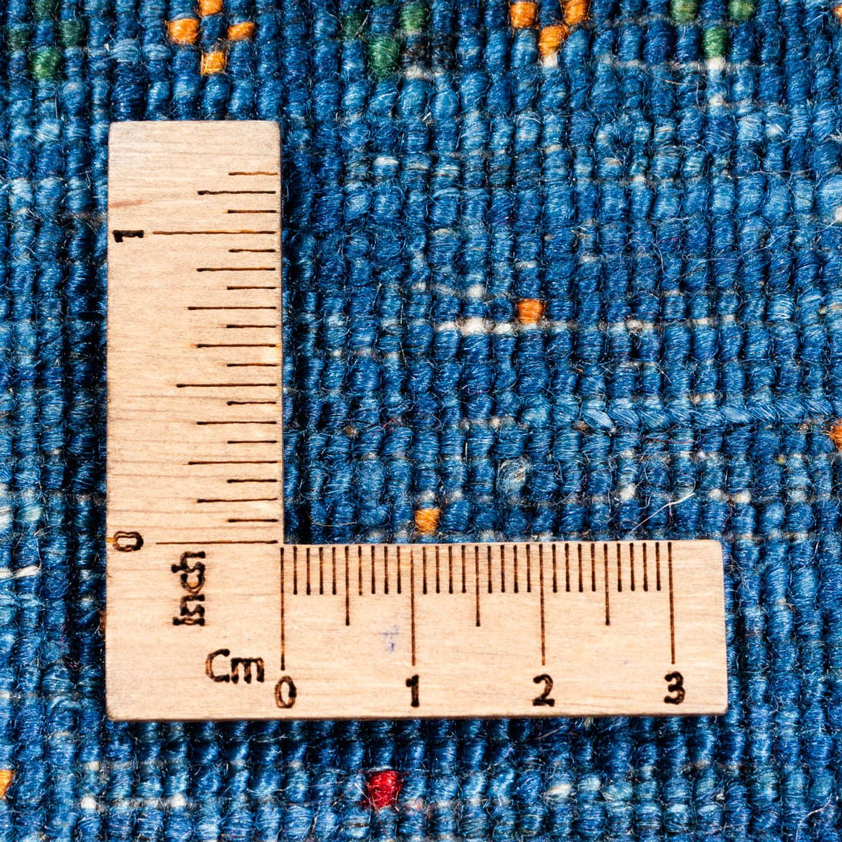 Gabbeh Tæppe - Loribaft Persisk - 153 x 85 cm - blå