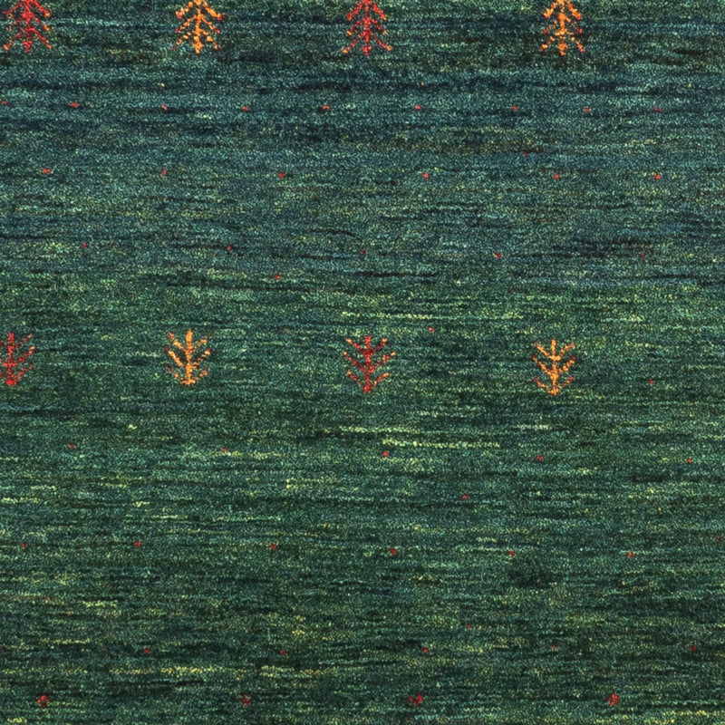 Gabbeh Tæppe - Loribaft Persisk - 136 x 87 cm - grøn