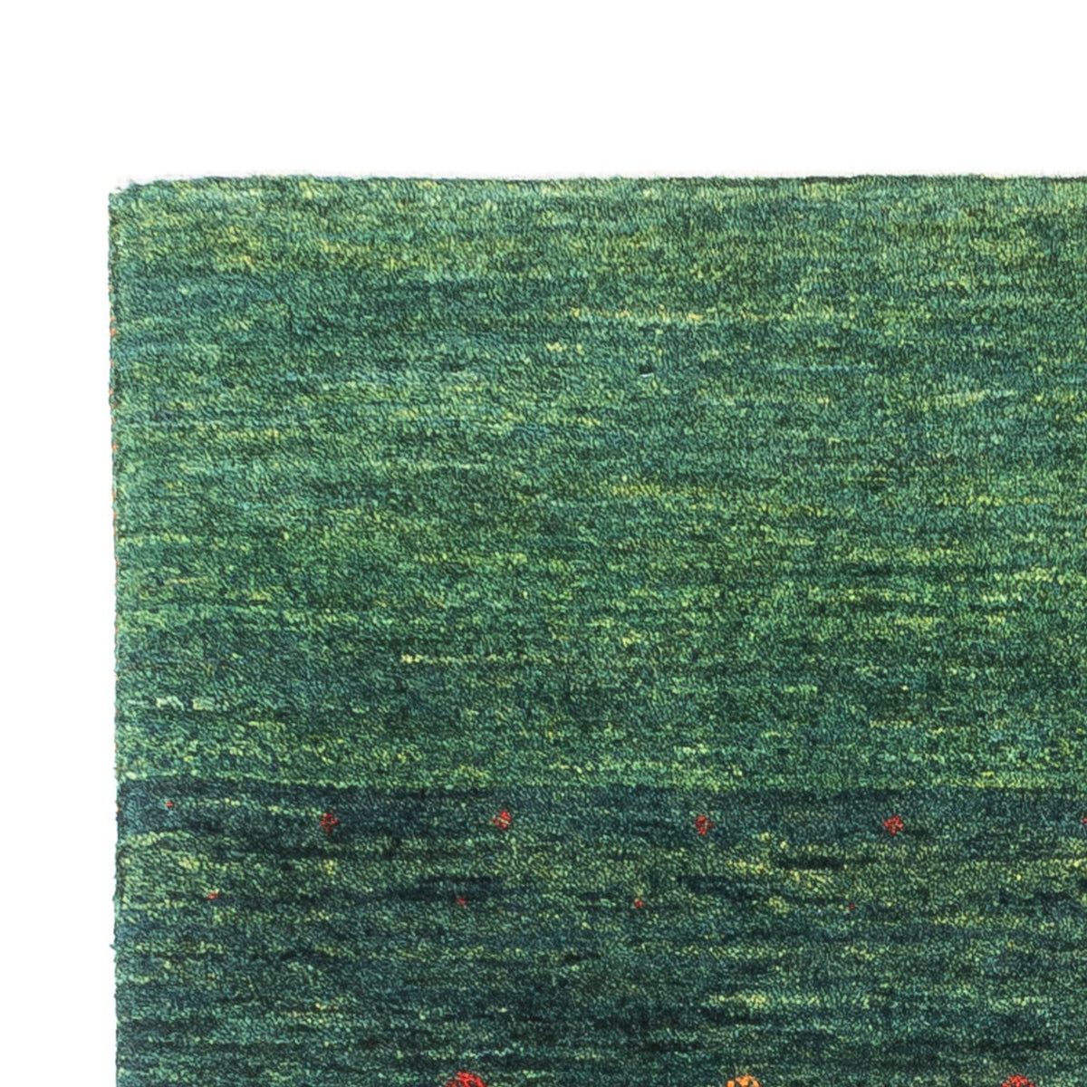 Gabbeh Tæppe - Loribaft Persisk - 136 x 87 cm - grøn
