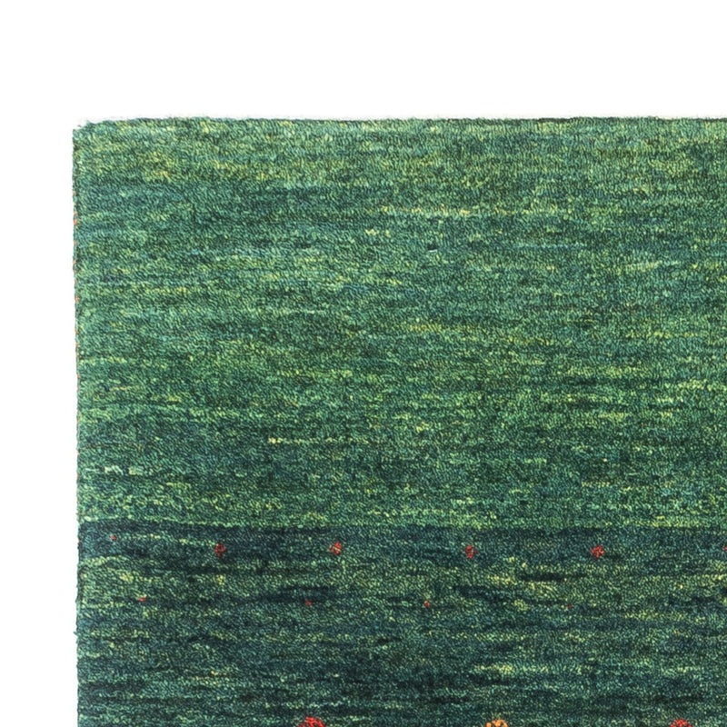 Gabbeh Tæppe - Loribaft Persisk - 136 x 87 cm - grøn