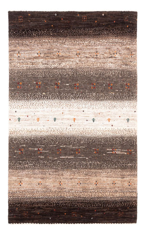 Gabbeh Tæppe - Loribaft Persisk - 127 x 82 cm - grå