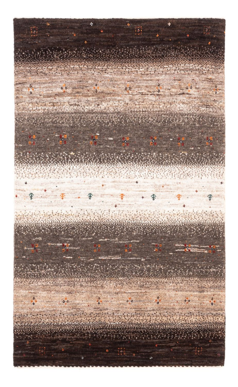 Gabbeh Tæppe - Loribaft Persisk - 127 x 82 cm - grå
