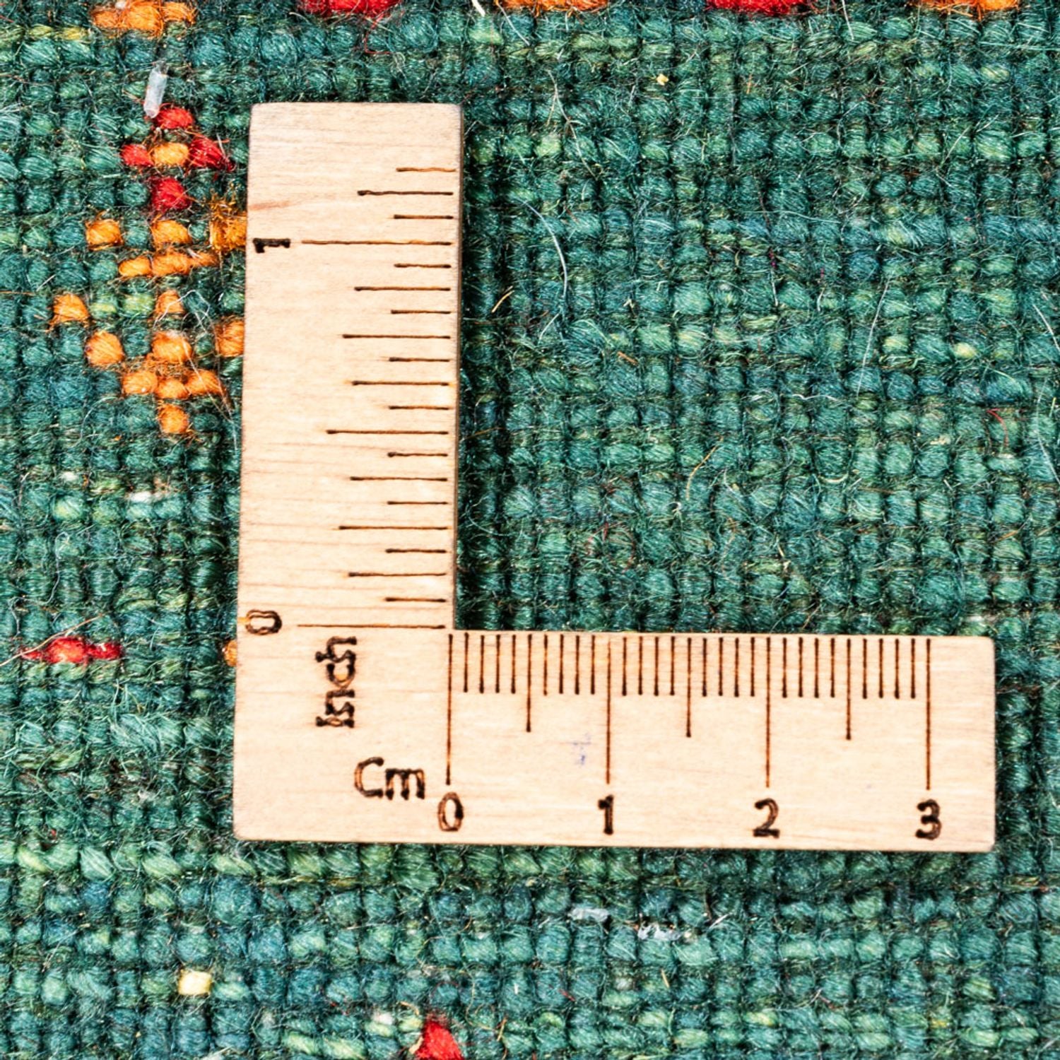 Gabbeh Tæppe - Loribaft Persisk - 125 x 86 cm - grøn