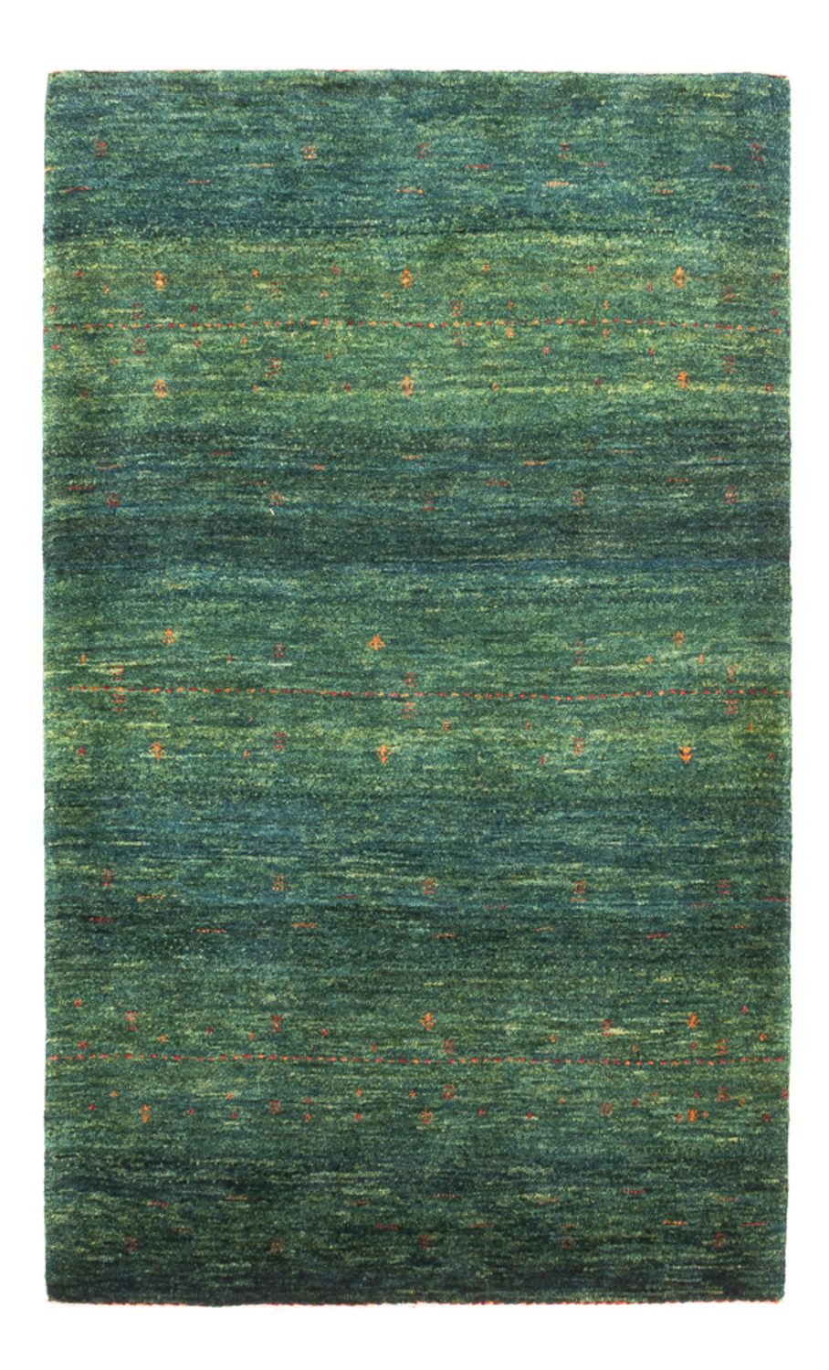 Gabbeh Tæppe - Loribaft Persisk - 133 x 84 cm - grøn