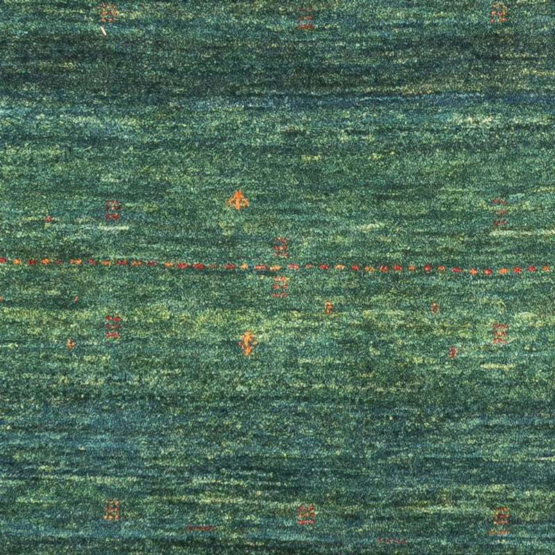 Gabbeh Tæppe - Loribaft Persisk - 133 x 84 cm - grøn