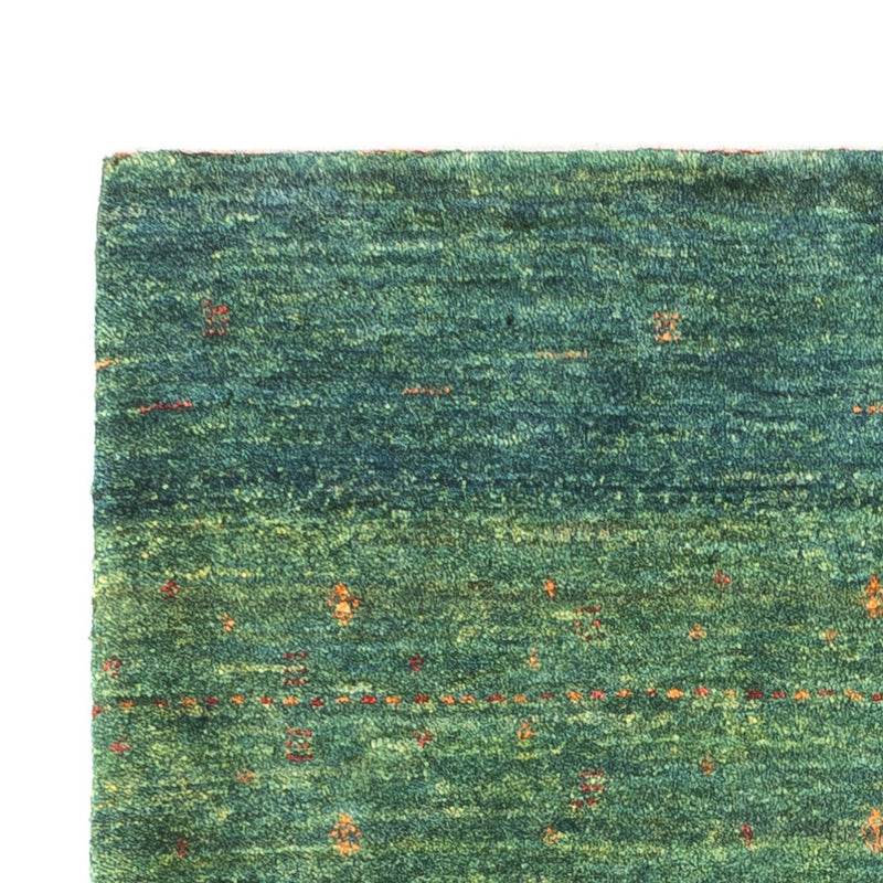 Gabbeh Tæppe - Loribaft Persisk - 133 x 84 cm - grøn