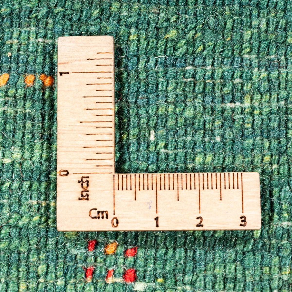 Gabbeh Tæppe - Loribaft Persisk - 133 x 84 cm - grøn