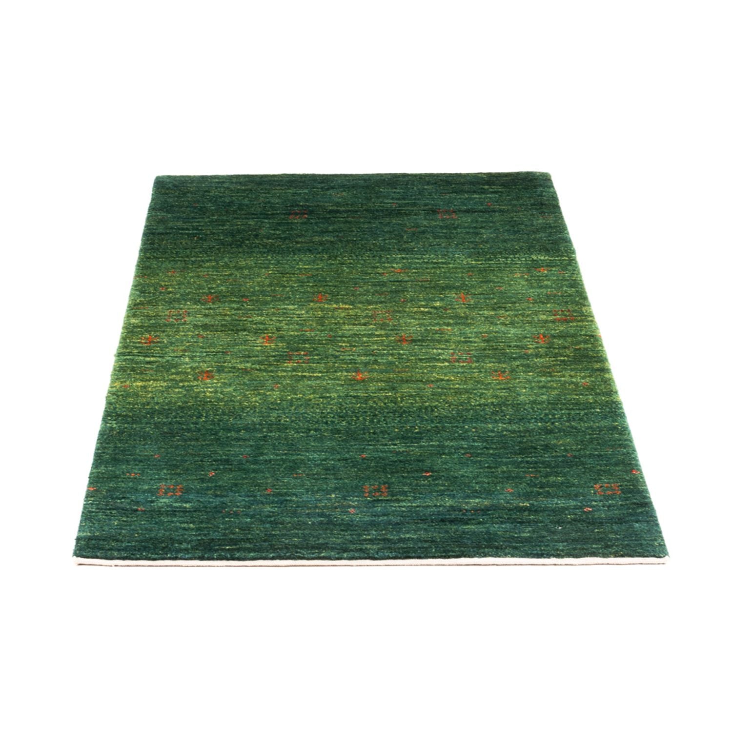 Gabbeh Tæppe - Loribaft Persisk - 120 x 76 cm - grøn
