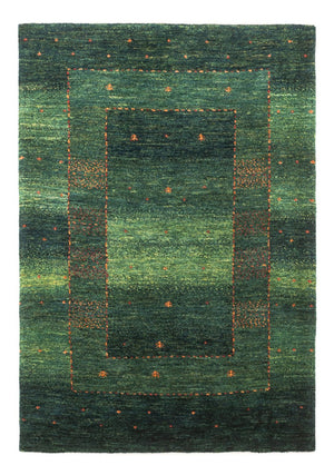 Gabbeh Tæppe - Loribaft Persisk - 121 x 85 cm - grøn