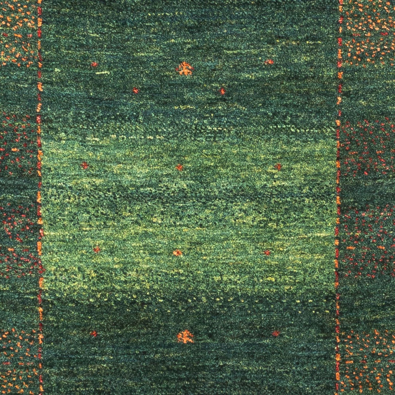 Gabbeh Tæppe - Loribaft Persisk - 121 x 85 cm - grøn