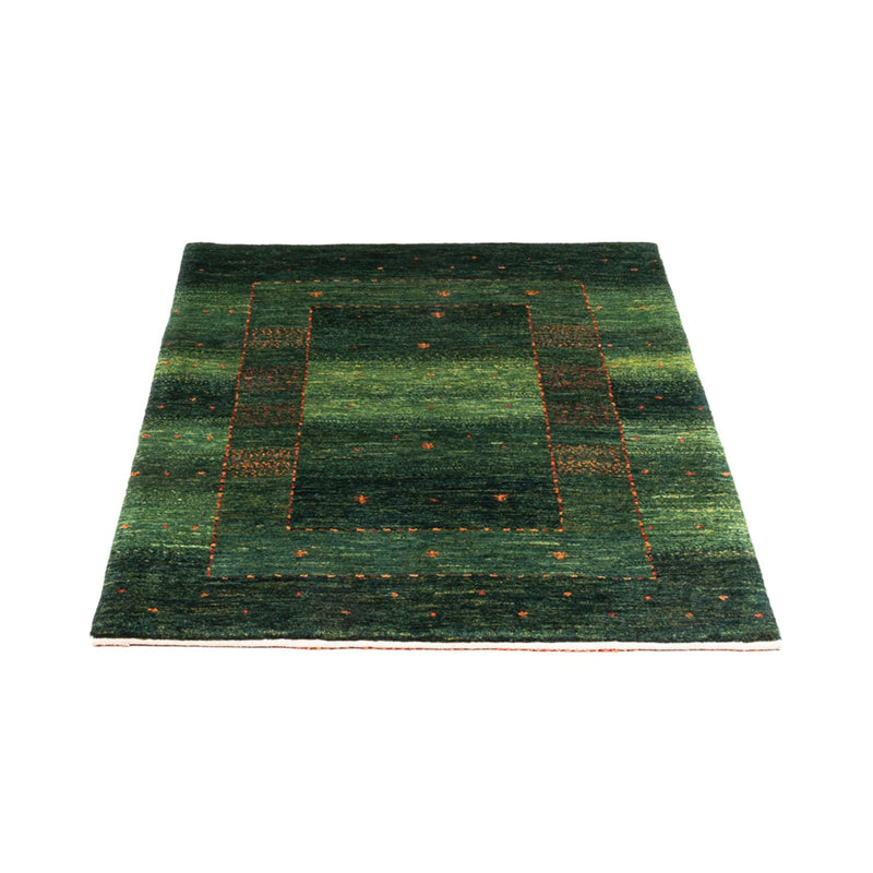 Gabbeh Tæppe - Loribaft Persisk - 121 x 85 cm - grøn