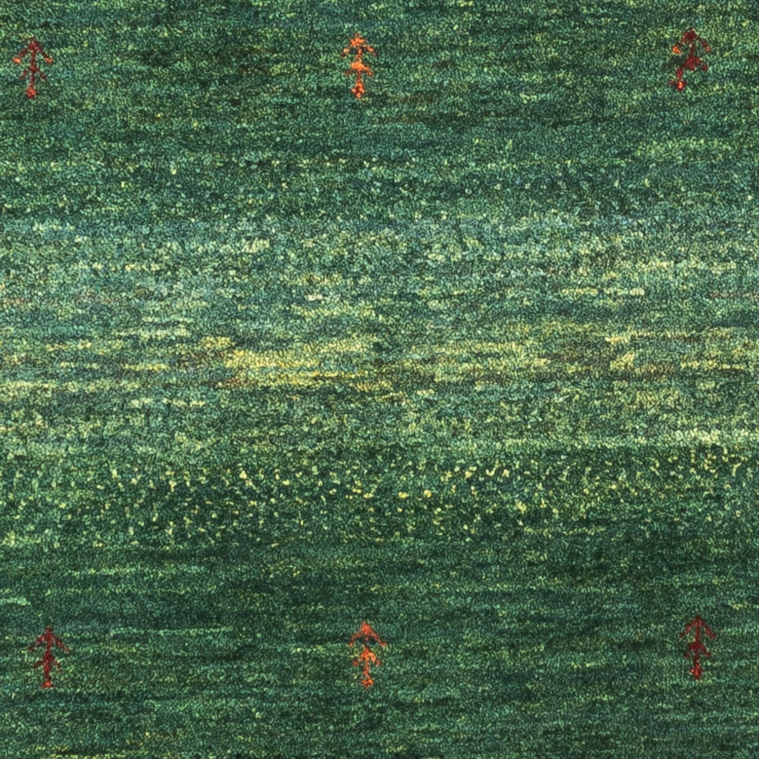 Gabbeh Tæppe - Loribaft Persisk - 120 x 80 cm - grøn
