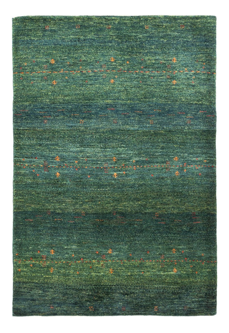 Gabbeh Tæppe - Loribaft Persisk - 125 x 85 cm - grøn
