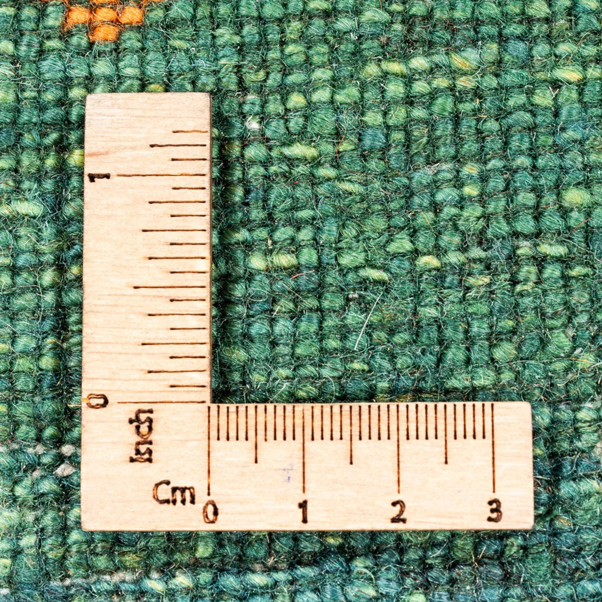 Gabbeh Tæppe - Loribaft Persisk - 125 x 85 cm - grøn