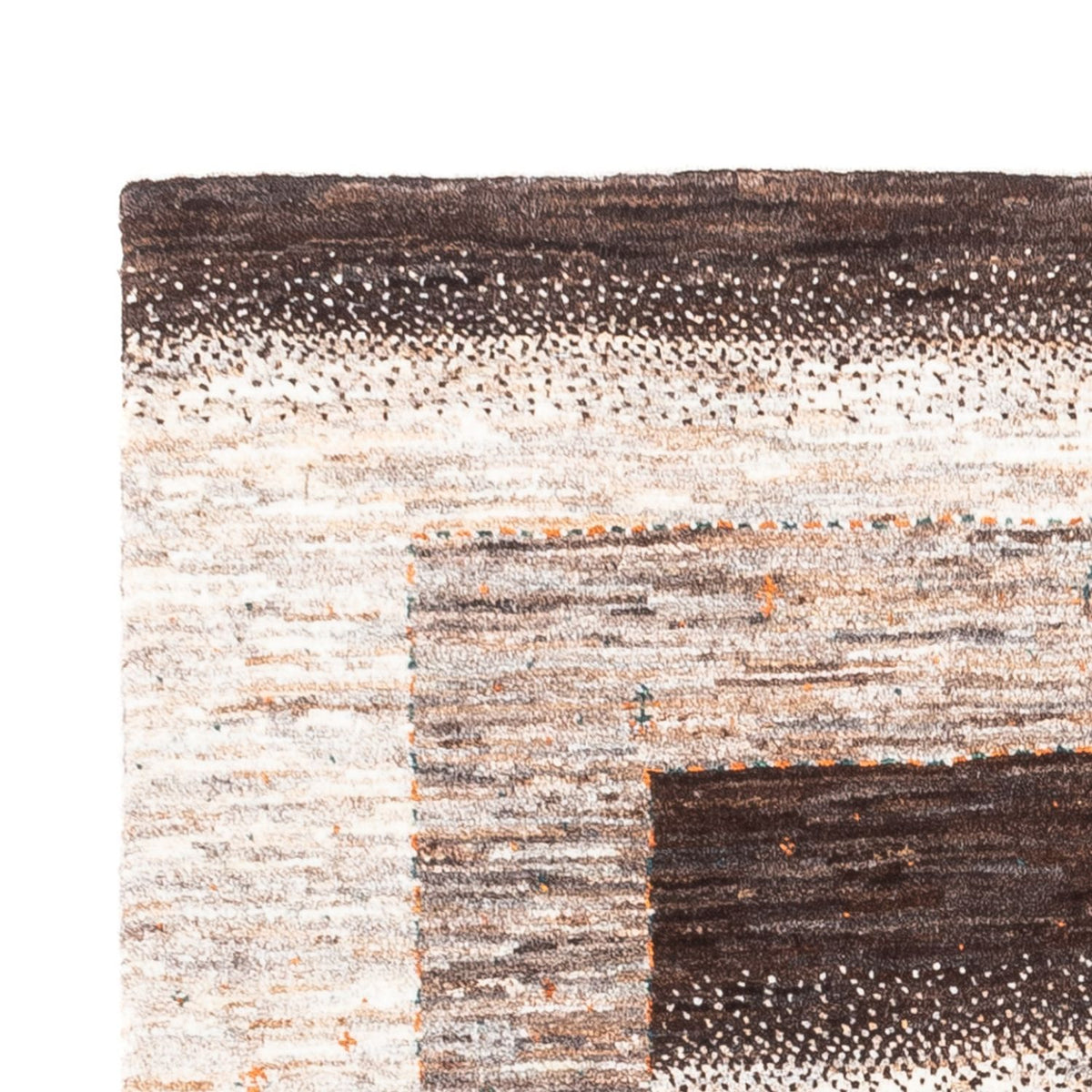 Gabbeh Tæppe - Loribaft Persisk - 129 x 83 cm - natur